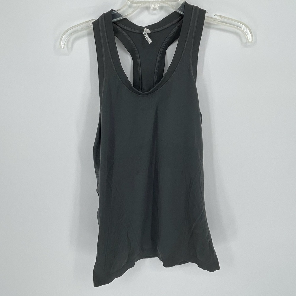 Athleta Women's Gray Sleeveless Racerback Athletic Yoga Workout Tank Top Size M‎